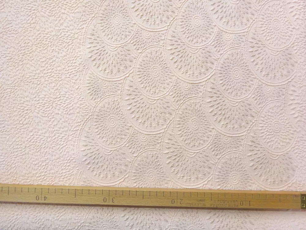 Žakard marhuľový "plastický vzor" - raport 