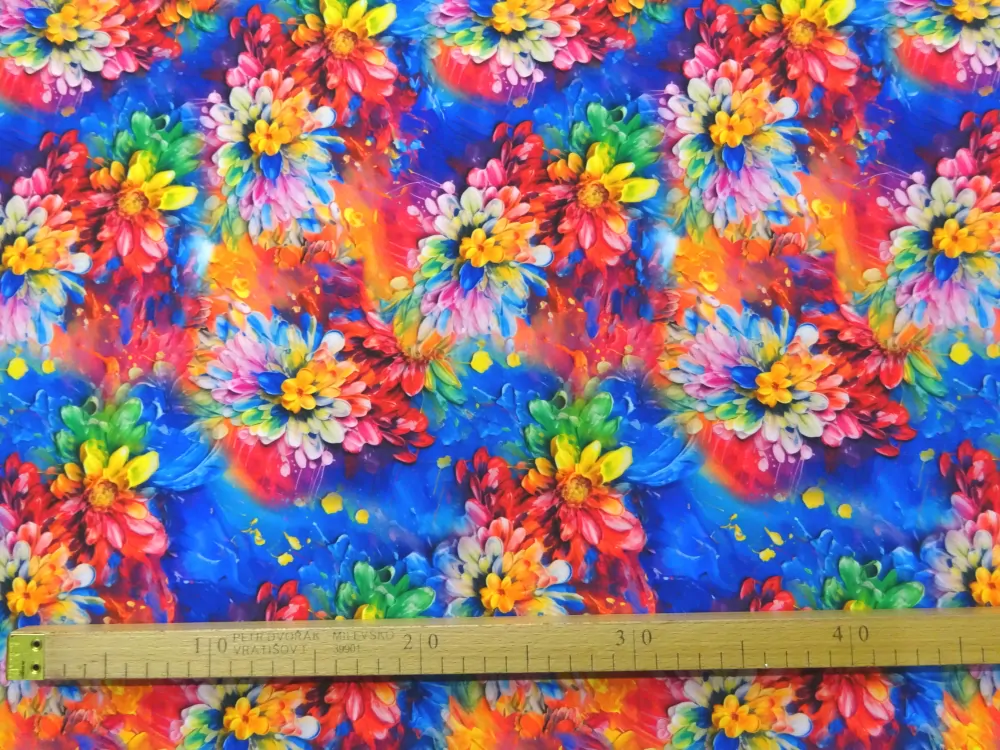 Šatovka pestrofarebná "kvety" 