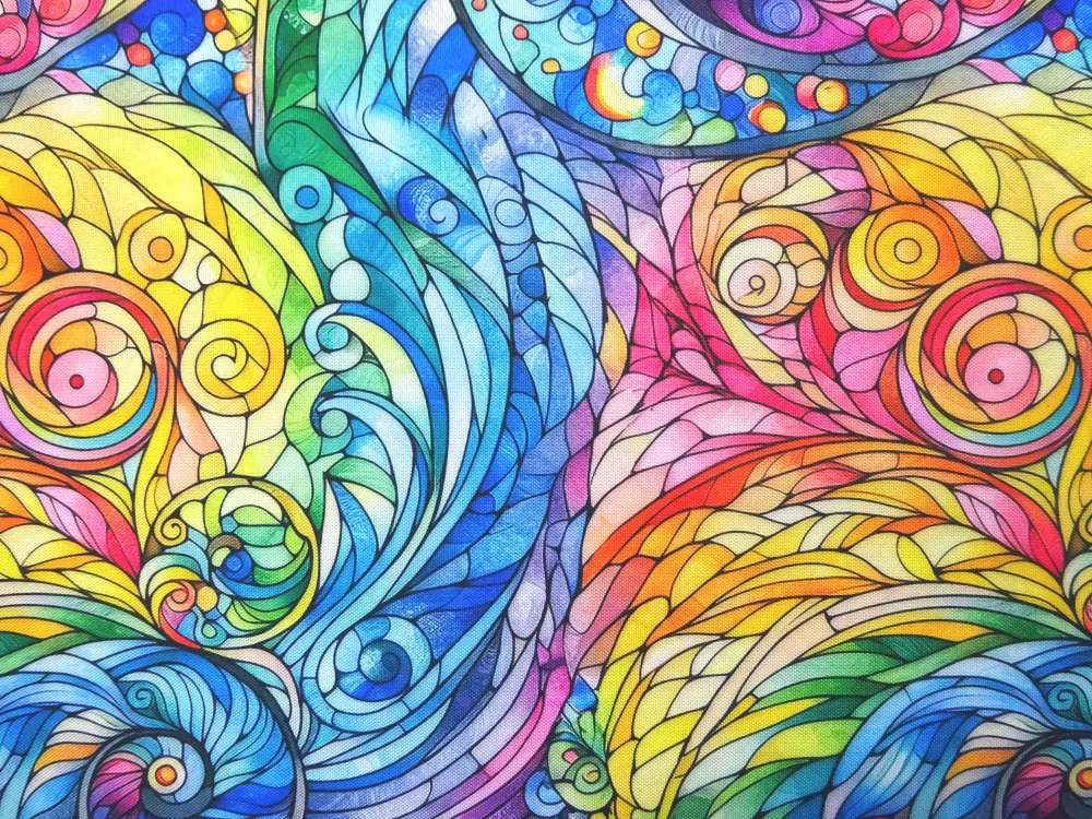 Kočíkovina farebná "vzorovaná" 