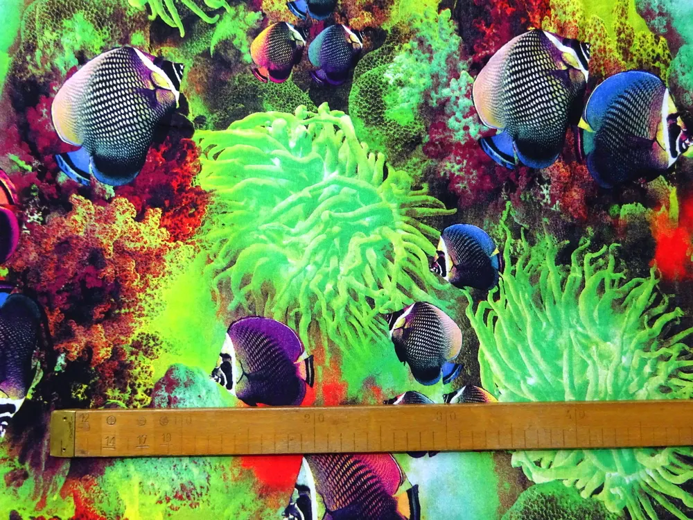 Úplet farebný "morský svet"