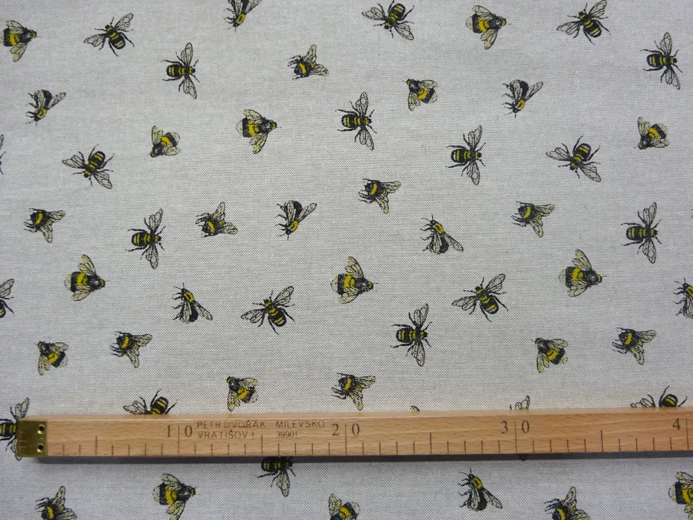 Poťahovka prírodná "včielka" 