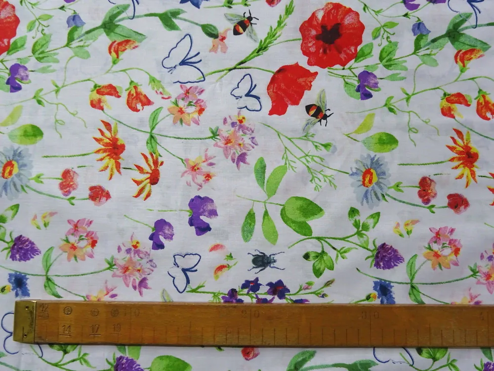 Bavlna biela "lúka" 