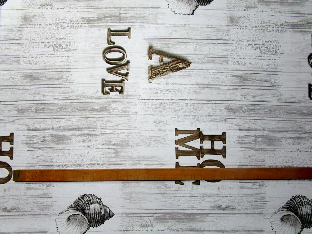 Blackout sivý "LOVE, HOME" - zbytok