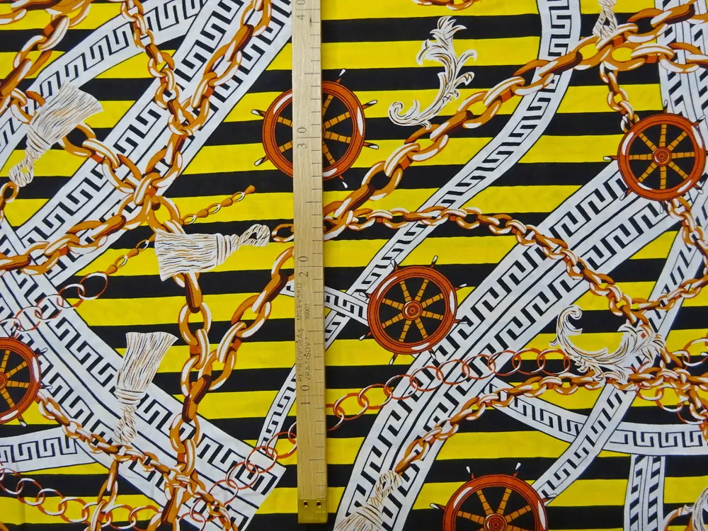 Šatovka žlto-čierna "letný motív" 