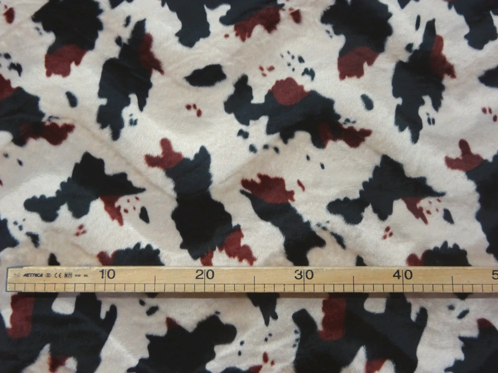 Kožušina svetlohnedá "krava" - nízky vlas 