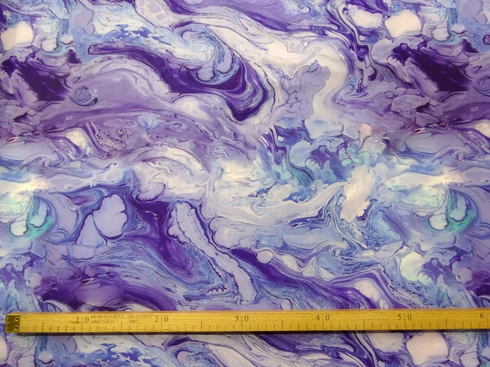 Softshell modro-fialový "mramor" 