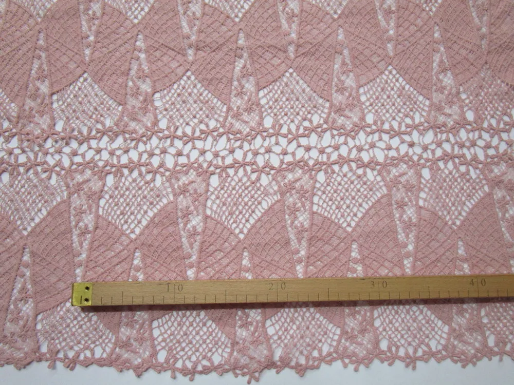 Krajka staroružová dierkovaná "vzorovaná"