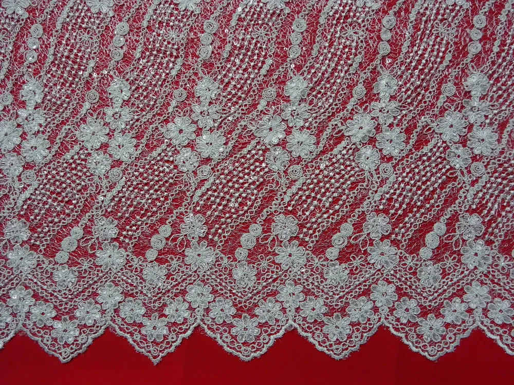 Krajka maslová "kvety, ďalšie vzory, flitre" 