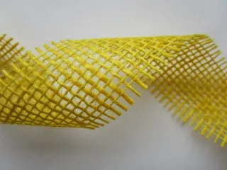 Stuha jutová "žltá" - 4,5 cm 