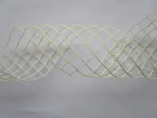 Stuha imitácia juty "svetlo žltá" - 5 cm