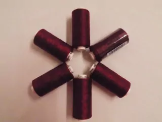 Niť UNIPOLY 120 "vínová" - 500 m