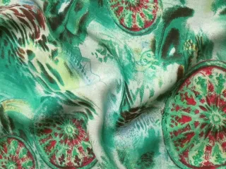 Šatovka zeleno-modrá "mandala" 