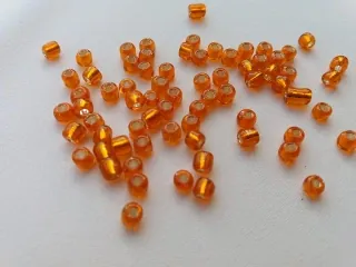 Korálik sklenený "pomarančový" - 3 mm - balík