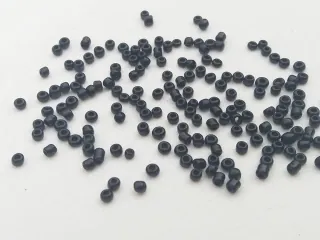 Korálik sklenený "čierny" - 2 mm - balík