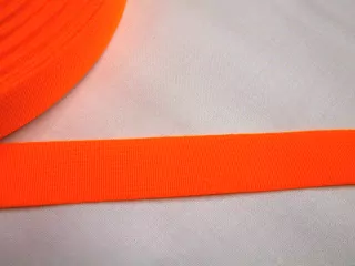 Guma "neónovo pomarančová" - 2 cm 