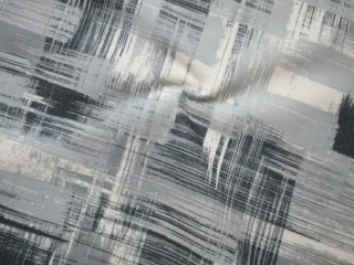 Flauš smotanovo-sivý "abstraktný vzor"