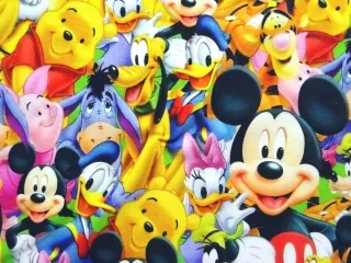 Úplet farebný "Disney postavičky"