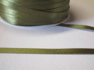 Stuha atlasová "olivová" - 5 mm