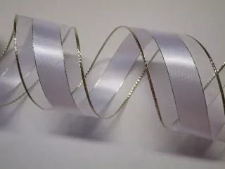 Stuha dekoračná "biela" - 40 mm