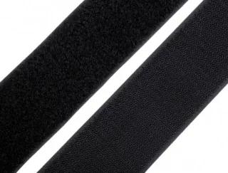 Suchý zips "čierny" - 3 cm