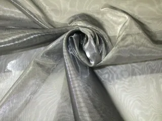 Organza "strieborná"