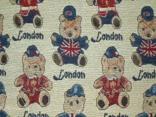 Gobelín béžový "macko, London"