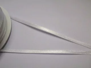 Stuha atlasová "biela" - 3 mm