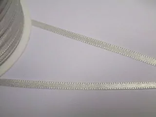 Stuha atlasová "svetlo sivá" - 3 mm