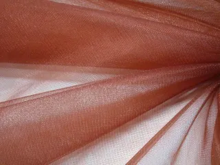 Tyl shining "tehlový"