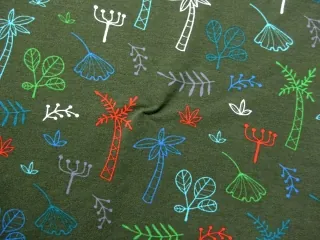 Úplet tmavozelený "rastliny"