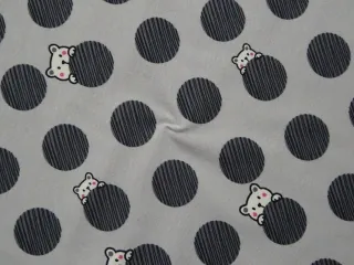 Úplet sivý "macko, tmavosivá bodka"
