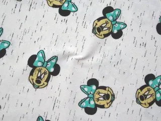 Úplet biely "Minie s mint mašličkou"