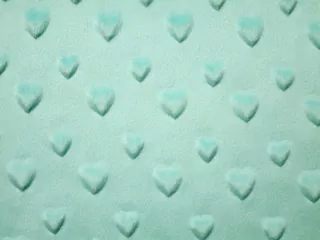 Minky tmavý mint "srdiečka" 