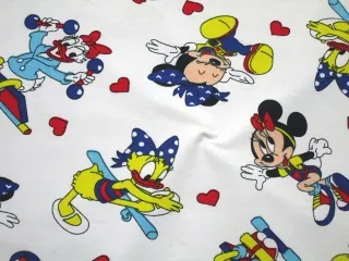 Teplákovina biely "Disney postavičky"