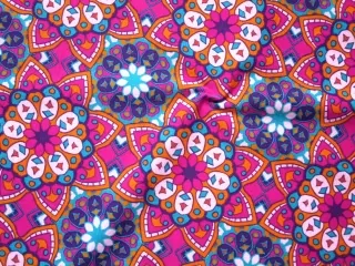 Úplet cyklaménový "mandala"