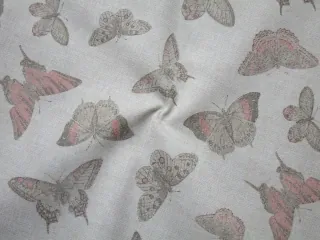 Poťahovka béžový melír "motýľ"