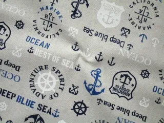 Poťahovka sivá "DEEP BLUE SEA" 