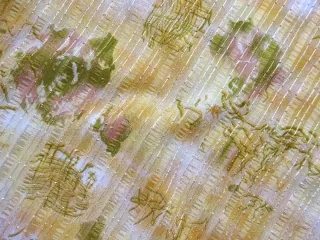 Šatovka žakardová žlto-medová "vzorovaná"