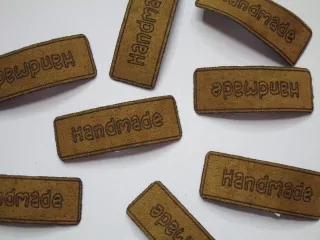 Nažehlovačka imitácia jelenice "Hand made"