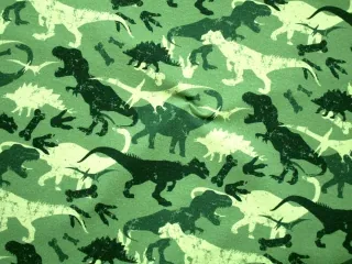 Teplákovina zelená "zelený dinosaurus"