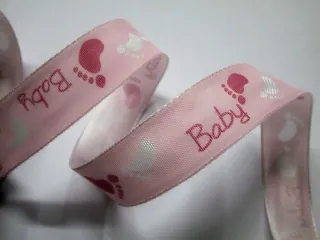 Stuha dekoračná ružová "Baby" 