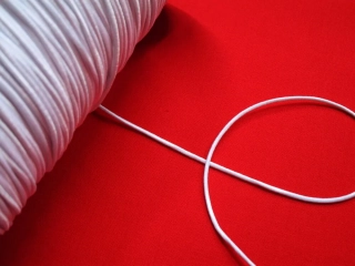 Guma klobúková "biela" - 1 mm