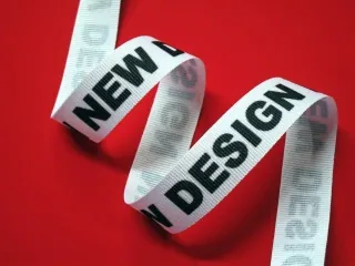 Stuha rypsová biela "NEW DESIGN"