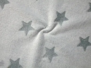 Fleece sivý "sivá hviezdička" 