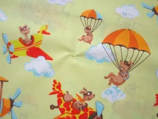 Bavlna žltá "psík pilot" 
