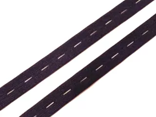 Guma dierkovaná "čierna" - 1,7 cm