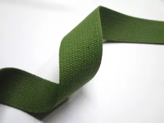 Popruh bavlnený "vojensky zelený" - 3 cm