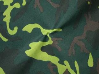 Poťahovka zeleno-hnedo-čierna "maskáč"