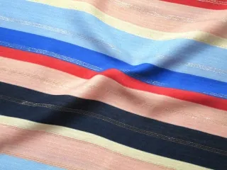Šatovka farebná "strieborný a zlatý pásik"