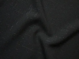 Kostýmovka čierna "popretkávaná lesklou nitkou"